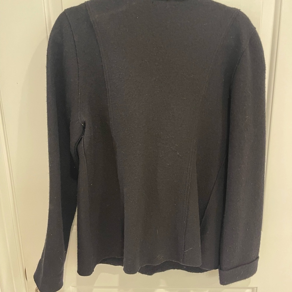 Eileen Fisher Boiled Wool Jacket Large - Picture 3 of 6